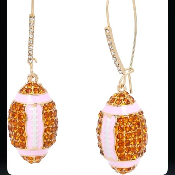 Betsey Johnson Football Earrings - Picture 5 of 5